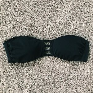 Victoria's Secret Black Bandeau Swim Top